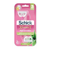 Máquina de Afeitar Schick Xtreme3 Woman Sensitive 2 un