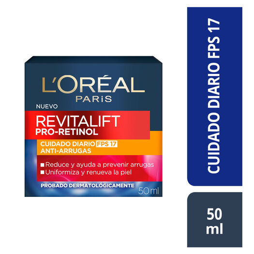 Crema Retinol Loreal Día 50Ml, , large image number 0