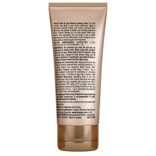 Jergens Autobronceante Facial Fps20 Tono Oscuro 60Ml, , large image number 2