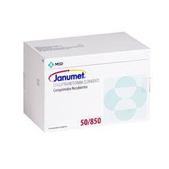 Janumet 50 mg/850 mg x 56 Comprimidos Recubiertos