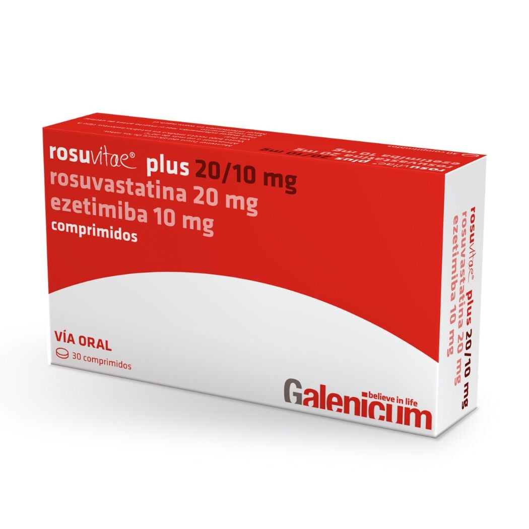 Rosuvitae Plus 20/10 mg x 30 comprimidos, , large image number 0