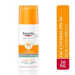 EUCERIN Protector Solar Facial Gel Crema Oil Control FPS50+ 50 mL
