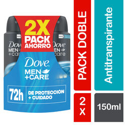 Desosdorante Dove Men Care Spray Protección Total 150 mL 2 un