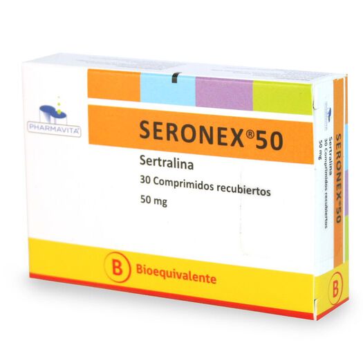 Seronex 50 mg x 30 Comprimidos Recubiertos, , large image number 0