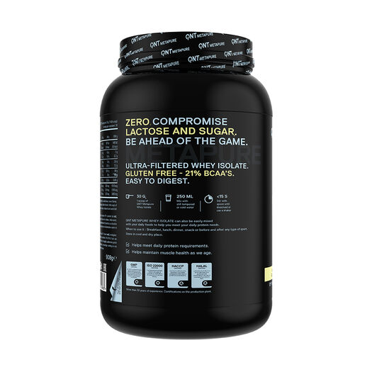 Proteína QNT Metapure Isowhey Zero Vanilla 908 g, , large image number 1