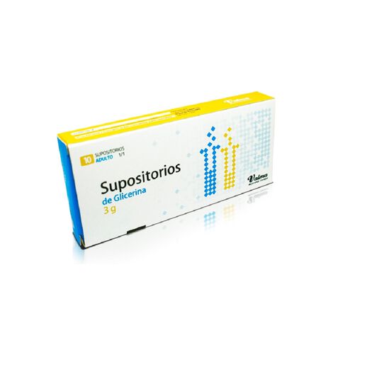 Supositorios De Glicerina 3 g x 10 Supositorios, , large image number 0