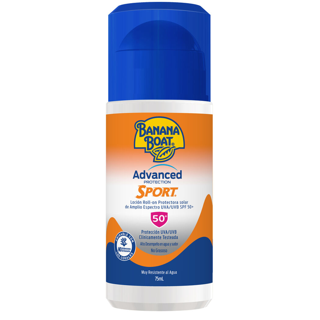Protector Solar Banana Boat Advance Protection Sport Roll On 50+ 75 mL, , large image number 0
