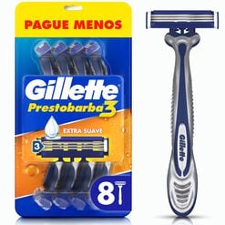 M&aacute;quina de Afeitar Gillette Prestobarba 3 8 un