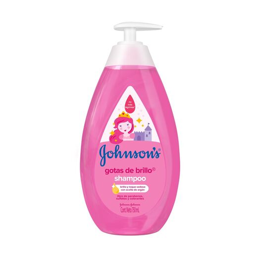 shampoo para niños johnsons® gotas de brillo® x 750 ml., , large image number 1