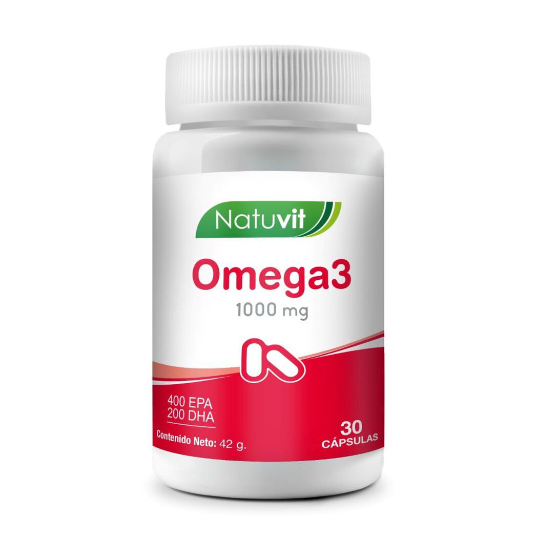 Natuvit Omega 3 1000 Mg 30 Cápsulas, , large image number 0