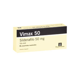 Vimax 50 mg x 6 Comprimidos Masticables
