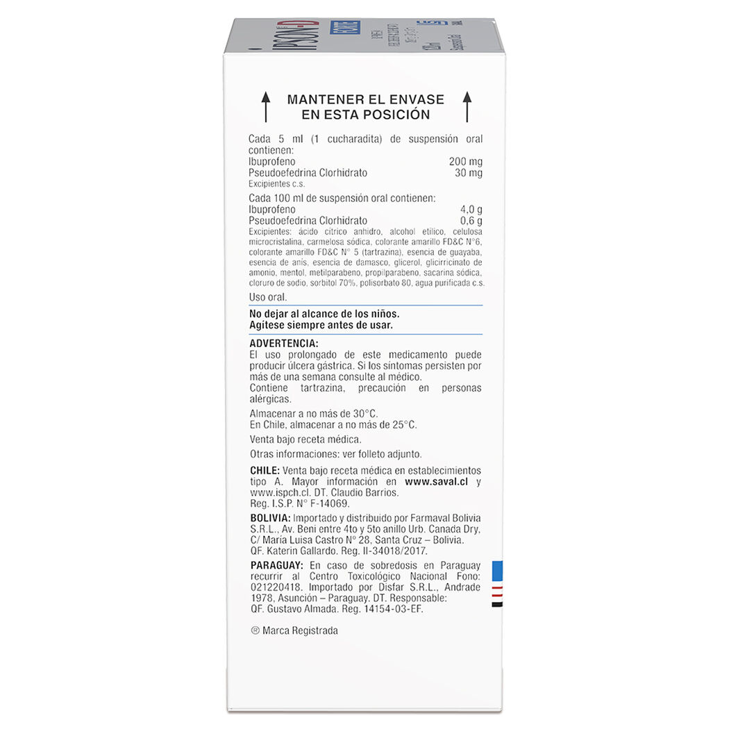 Ipson-D Forte x 120 mL Suspensión Oral, , large image number 1