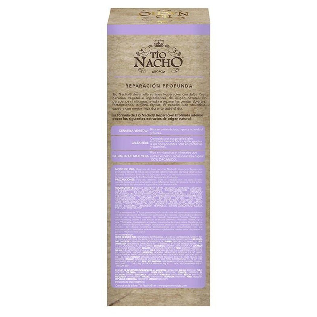 Acondicionador Tio Nacho Reparacion Profunda con Keratina 950ml, , large image number 3