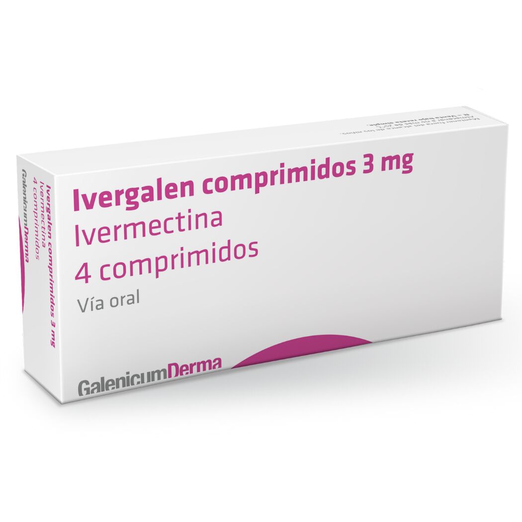 Ivergalen&nbsp;3&nbsp;mg 4 comprimidos, , large image number 0