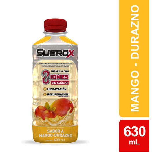 Suerox Mango-Durazno 630 ML, , large image number 0