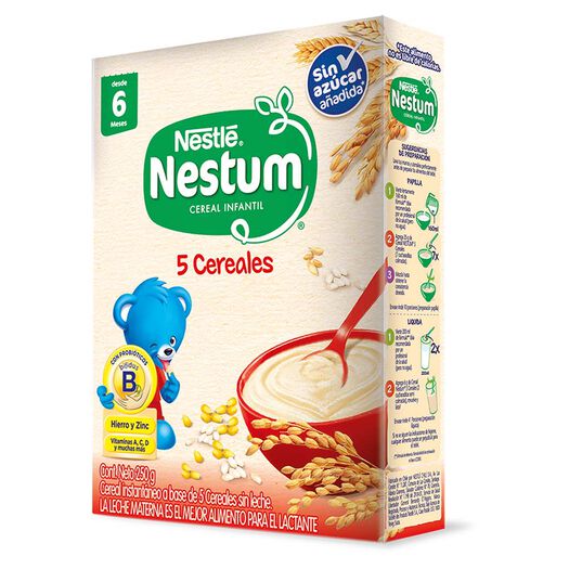 Cereal Infantil Nestum 5 Cereales 250g , , large image number 0