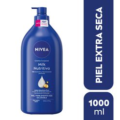 Crema Nivea Milk Nutritiva 1000 mL