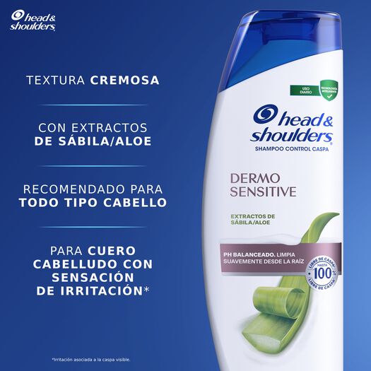 Shampoo Head & Shoulders Dermo Sensitive, 375 ml, , large image number 4