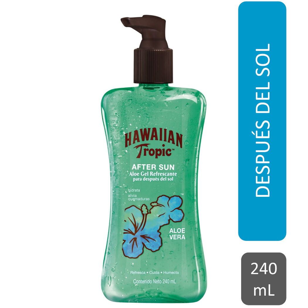 After Sun Hawaiian Tropic Aloe Vera Gel Refrescante 240 mL, , large image number 0