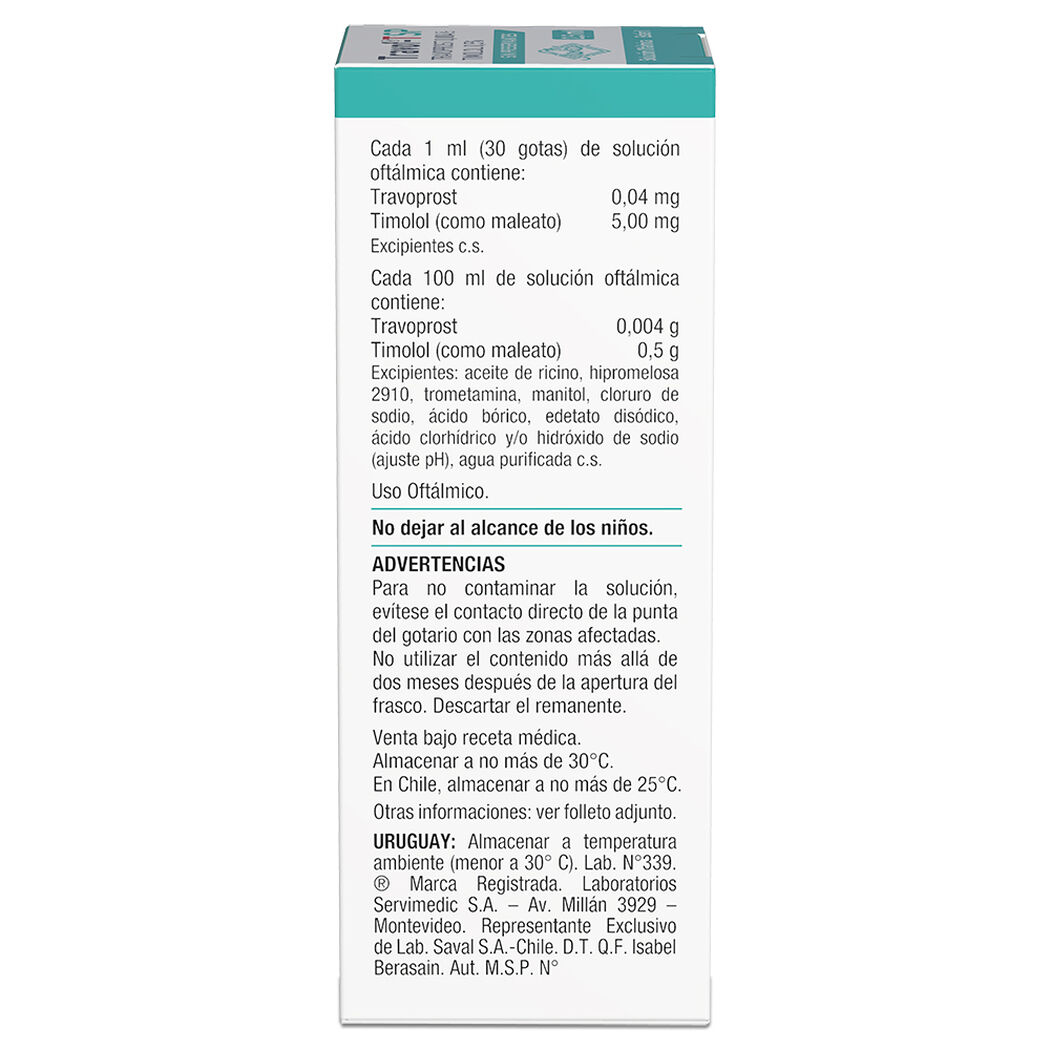 Travof T SP x 2.5 ml Soluci&oacute;n Oft&aacute;lmica, , large image number 1