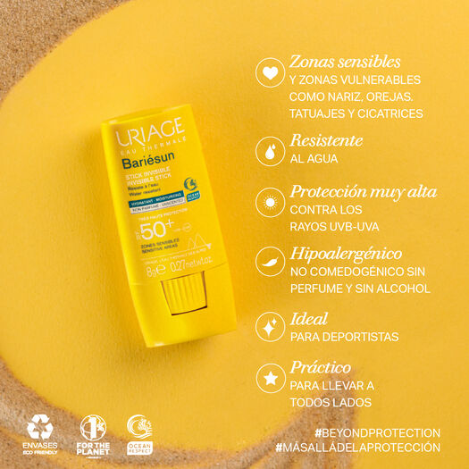 Bariésun Stick Invisible SPF50+ 8gr, , large image number 3