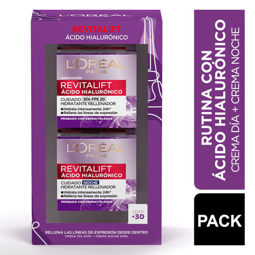 Pack Revitalift Hialurónico Día+Noche, , large image number 0