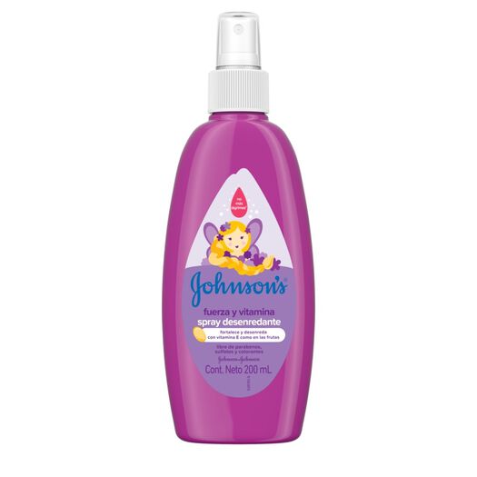 Spray Johnsons Desenredante Baby Fuerza y Vitamina 200 mL, , large image number 1