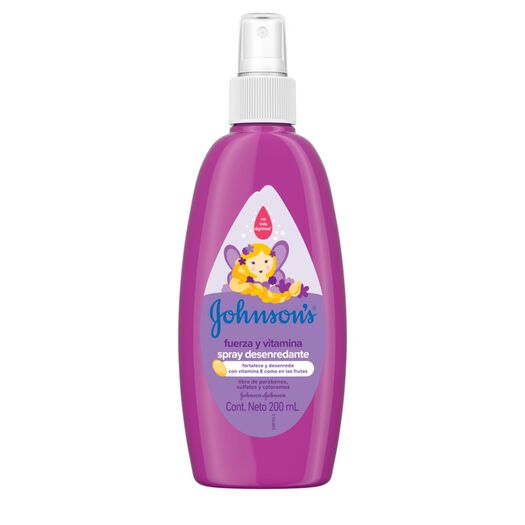 spray para peinar para niños johnsons® fuerza y vitamina x 200 ml., , large image number 1