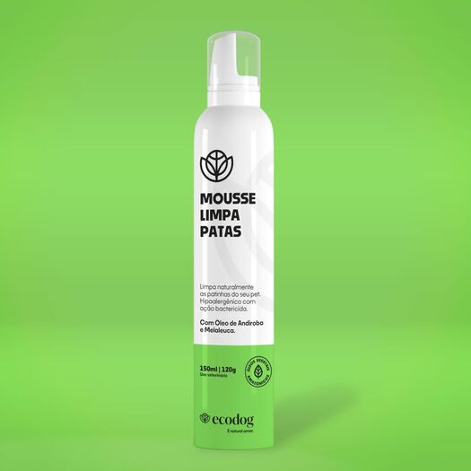 Ecodog Mousse Limpia Patas 150Ml, , large image number 0