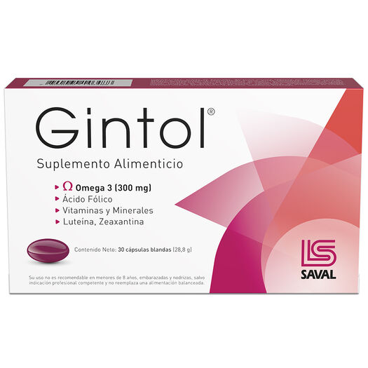 Gintol Supl.Alim.30cap, , large image number 0