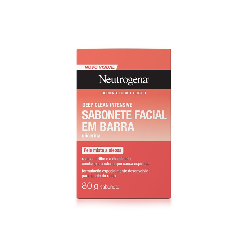 Jabón Facial en Barra Neutrogena Deep Clean 80gr, , large image number 3