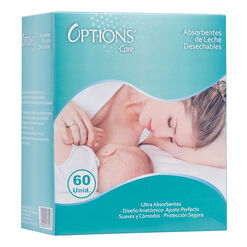 Absorbente Options de Leche 60 un