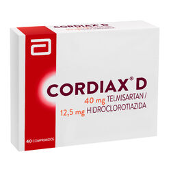 Cordiax D 40 mg/12.5 mg x 40 Comprimidos