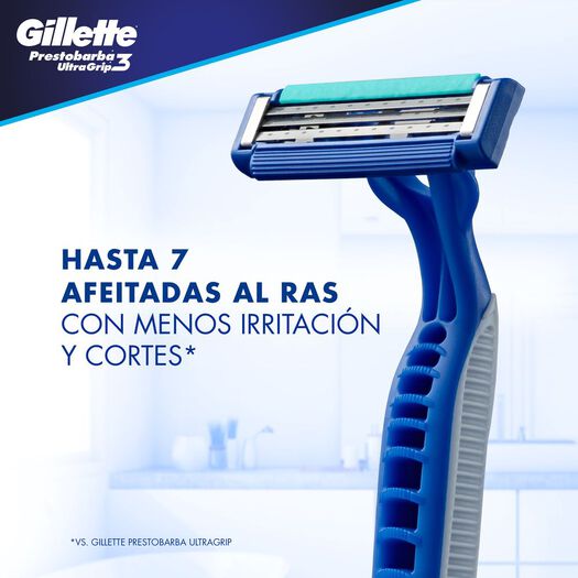 Gillette Maquina De Afeitar Prestobarba Ultragrip x 2 Unidades, , large image number 1