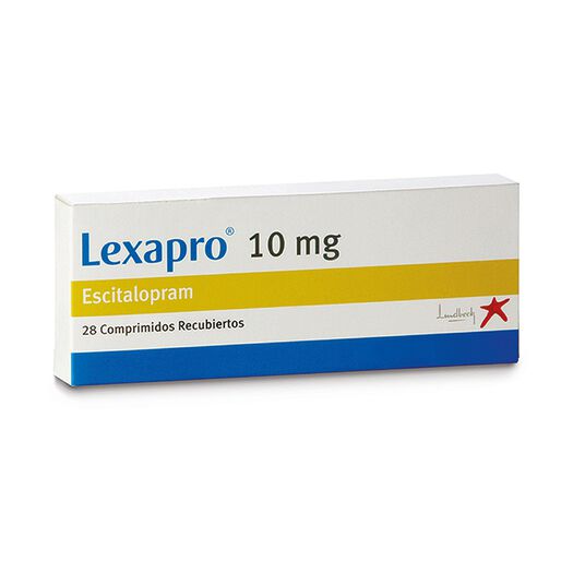Lexapro 10 mg x 28 Comprimidos Recubiertos, , large image number 0