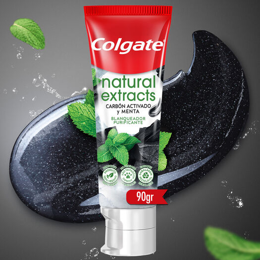 Pasta Dental Colgate Carbón Activado y Menta Naturals Extracts 90 g, , large image number 1