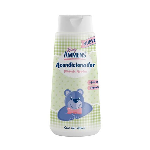 Acondicionador Baby Ammens Botella Tapa Flip Top 400Ml, , large image number 0