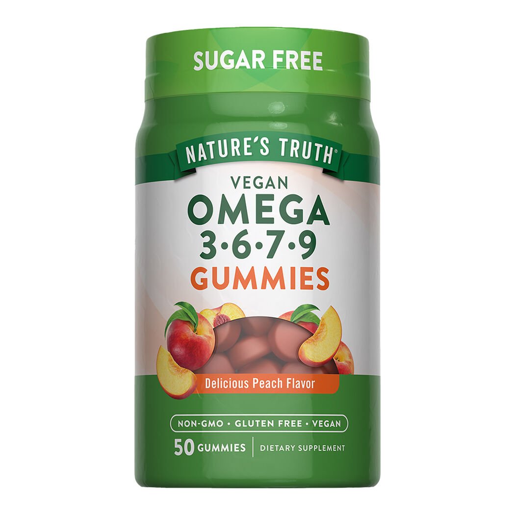 Gomitas Omega Nature's Truth 3-6-7-9 Vegano 50 un, , large image number 0