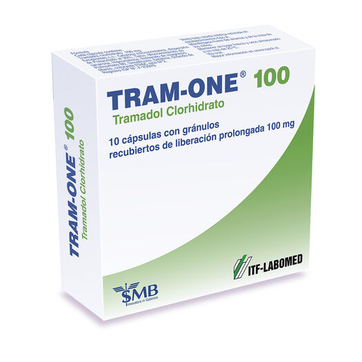 Tram One 100Mg Caja 10 Cap. Lp., , large image number 0