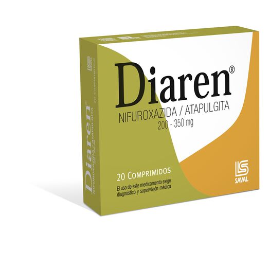 Diaren x 20 Comprimidos, , large image number 0