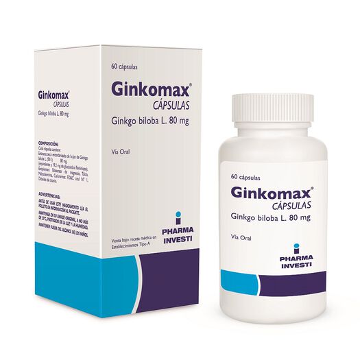 Ginkomax  80 mg x 30 Capsulas, , large image number 0