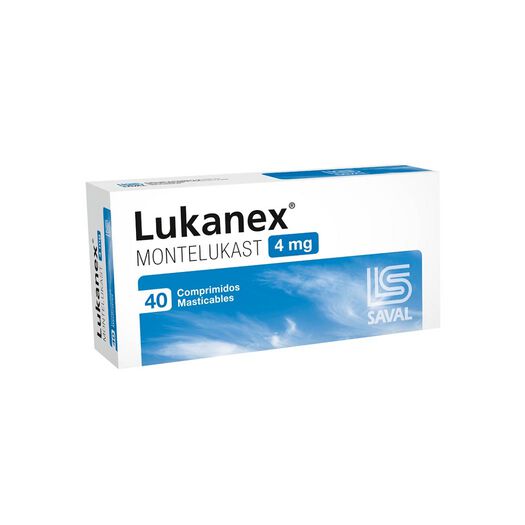 Lukanex 4 mg x 40 Comprimidos Masticables, , large image number 0