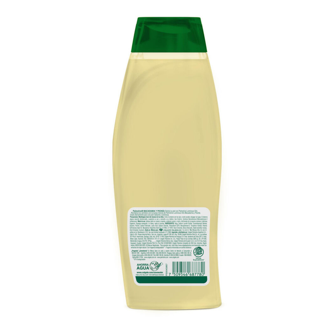 Jabón Liquido Palmolive Luminoues Oils Macadamia y Peonía 760 mL, , large image number 2