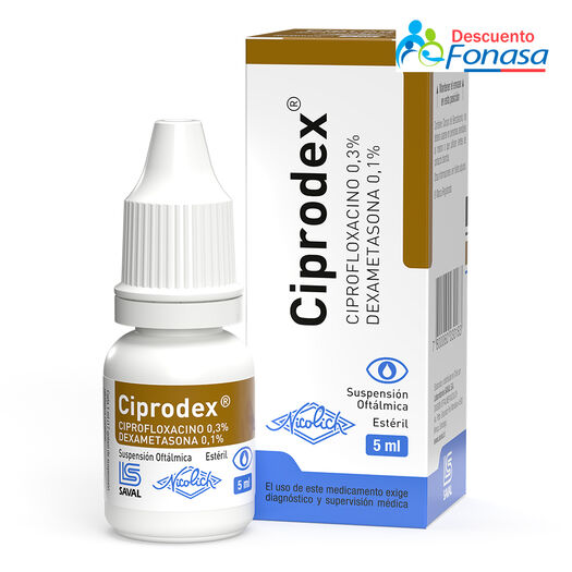 Ciprodex x 5 mL Suspensión Oftálmica, , large image number 0