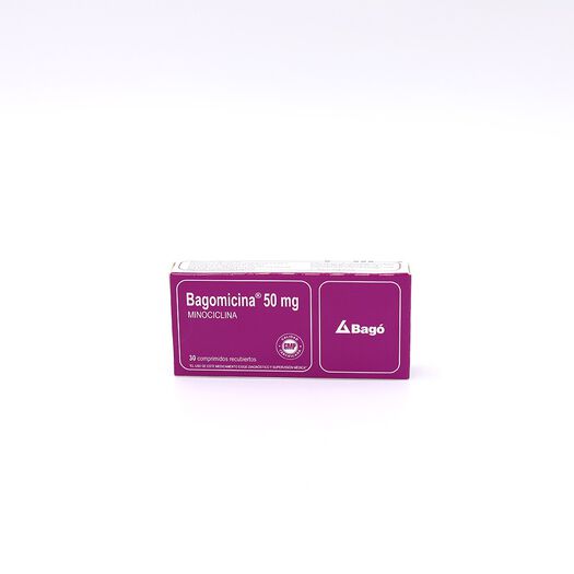 Bagomicina 50 mg x 30 Comprimidos Recubiertos, , large image number 0