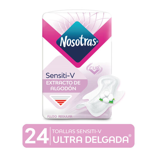 Toalla Higienica Nosotras Ultra Invisible Sensitive 24 Unid, , large image number 0