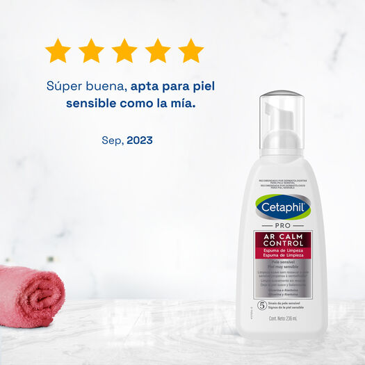 Espuma Limpiadora Facial Cetaphil PRO AR Control 236ml, , large image number 2