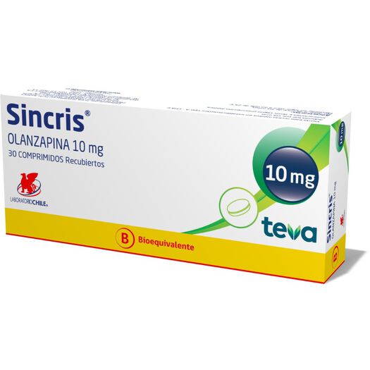 Sincris 10 mg x 30 Comprimidos Recubiertos, , large image number 0