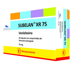 Subelan XR 75 mg x 30 Cápsulas con Comprimidos de Liberación Prolongada