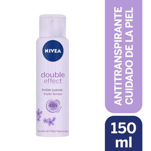 DESODORANTE SPRAY NIVEA DOUBLE EFFECT 150ML, , large image number 0
